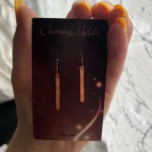 Gold  dangly earrings